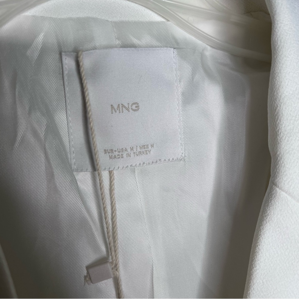 Mango Mng White Two Button Blazer - image 4